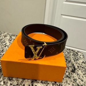 Louis Vuitton Monogram Belt Size 40